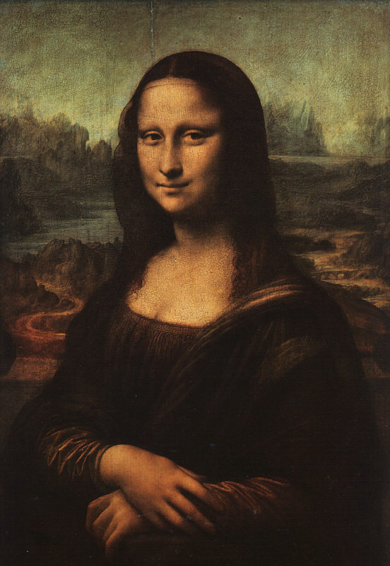  Leonardo  Da Vinci La Gioconda (The Mona Lisa)